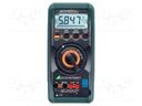 Digital multimeter; LCD 3 6/7 digits,bargraph; 3x/s; True RMS