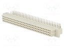 Plug; DIN 41612; type C; female; PIN: 96; a+b+c; THT; angled 90°