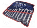 Wrenches set; inch,combination spanner; Pcs: 11