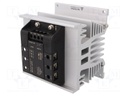 Relay: solid state; Ucntrl: 90÷240VAC; 75A; 24÷240VAC; 3-phase; DIN