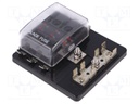 Fuse acces: fuse boxes; fuse: 19mm; 30A; screw; Body: black; UL94V-0