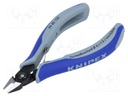 Pliers; side,cutting; Cut: without chamfer