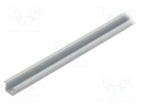 Profiles for LED modules; recessed; white; L: 1m; aluminium