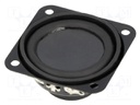 Loudspeaker; miniature,full-range,general purpose; 2W; 8Ω