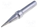 Tip; conical sloped; 0.8mm