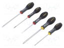 Kit: screwdrivers; Pcs: 5; Phillips,slot; Series: FATMAX®