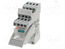 Relay: interface; DPDT; Ucoil: 110VDC; 12A; 12A/250VAC; 12A/24VDC