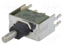 Switch: push-button; SPDT; ON-(ON); 1A/125VAC; 1A/30VDC; -30÷85°C