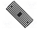 Electronic components tray; ESD; 15x15mm; black; PBGA