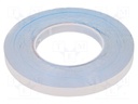 Tape: heat transfer; W: 12mm; L: 33m; D: 0.25mm; 600mW/mK; white