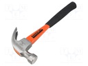 Hammer; roofing; 580g; Hammer face material: steel; W: 120mm