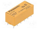 Relay: electromagnetic; 4PST-NO; Ucoil: 5VDC; 4A/250VAC; 3A/30VDC