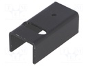 Heatsink: moulded; U; TO220; black; L: 35mm; W: 17mm; H: 13mm; 17K/W