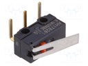 Microswitch SNAP ACTION; with lever; SPDT; 1A/125VAC; 1A/30VDC