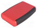 Enclosure: multipurpose; X: 79mm; Y: 117mm; Z: 24mm; 1553; ABS; red