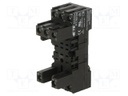 Socket; PIN: 11; 12A; 250VAC; Mounting: DIN; Leads: screw terminals