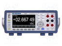 Benchtop multimeter; LCD 4,3" 5,5 digits; 100m/1/10/100/1000V