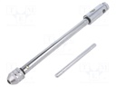 Tap wrench; steel; Grip capac: 1/8"-3/8",M3-M10; 250mm