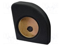 Car loudspeaker enclosure; MDF; black; textil; 15l; 250mm; 272mm