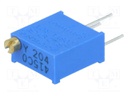 Potentiometer: mounting; multiturn; 200kΩ; 500mW; THT; ±10%; linear