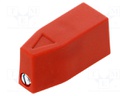 Knob; OT; Colour: red; 39mm; OT16÷125F3/F4,OT16÷40F6/F8