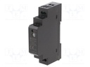 Power supply: switched-mode; 15.2W; 85÷264VAC; 24÷29VDC; 86%; DIN