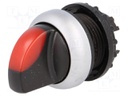 Switch: rotary; Stabl.pos: 1; 22mm; red; Illumin: M22-FLED,M22-LED