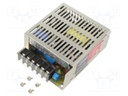 Power supply: switched-mode; modular; 35W; 5VDC; 99x82x35mm; 24VDC
