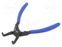 Pliers; for circlip; internal; 19÷60mm; Pliers len: 175mm; angular