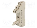 Socket; PIN: 8; 5A; 250VAC; Application: G2R-2-S; Mounting: DIN