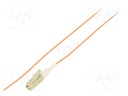 Optic fiber pigtail; OM2; LC/UPC; 1m; LSZH; Connector colour: grey