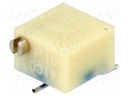 Potentiometer: mounting; multiturn; 100Ω; 250mW; SMD; ±10%; linear