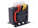 Transformer: mains; 63VA; 230VAC; 230V; Leads: terminal block; IP00