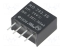 Converter: DC/DC; 1W; Uin: 21.6÷26.4V; Uout: 3.3VDC; Iout: 303mA