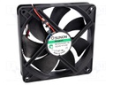 Fan: DC; axial; 24VDC; 120x120x25mm; 158m3/h; 40.5dBA; Vapo; 24AWG