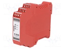 Module: safety relay; Series: CS; Mounting: DIN; -25÷55°C; 24VDC