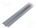 Profiles for LED modules; natural; L: 1m; FASKO; aluminium; raw