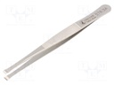 Tweezers; Blades: straight; Blade tip shape: round; non-magnetic