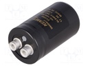 Capacitor: electrolytic; 39000uF; 25VDC; Leads: screw; ESR: 38mΩ