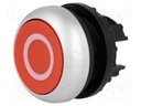 Switch: push-button; Stabl.pos: 1; 22mm; red; Illumin: none; IP67