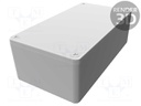 Enclosure: multipurpose; 1590; X: 66mm; Y: 120mm; Z: 36mm; aluminium