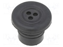 Multigate grommet; Ømount.hole: 14.5mm; Holes no: 3; -40÷130°C