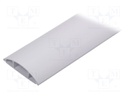 Closed cable trunkings; Colour: white; L: 1m; Mat: PVC; H: 18mm