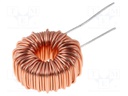 Inductor: wire; THT; 330uH; 190mΩ; 3A