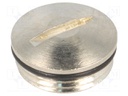 Stopper; PG11; IP68; Mat: brass; Man.series: SKINDICHT®; with seal