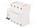 RCD breaker; Inom: 40A; Ires: 300mA; Poles: 4; 400V; Mounting: DIN