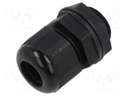 Cable gland; NPT1/2"; IP66,IP68; Mat: polyamide; black; Pcs: 10