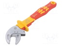 Wrench; insulated,adjustable,self-adjusting; 226mm; for to nuts