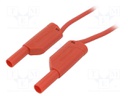 Test lead; 32A; 4mm banana plug-4mm banana plug; Urated: 1kV