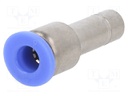 Push-in fitting; reductive; -0.95÷15bar; BLUELINE; 8mm; 0÷60°C